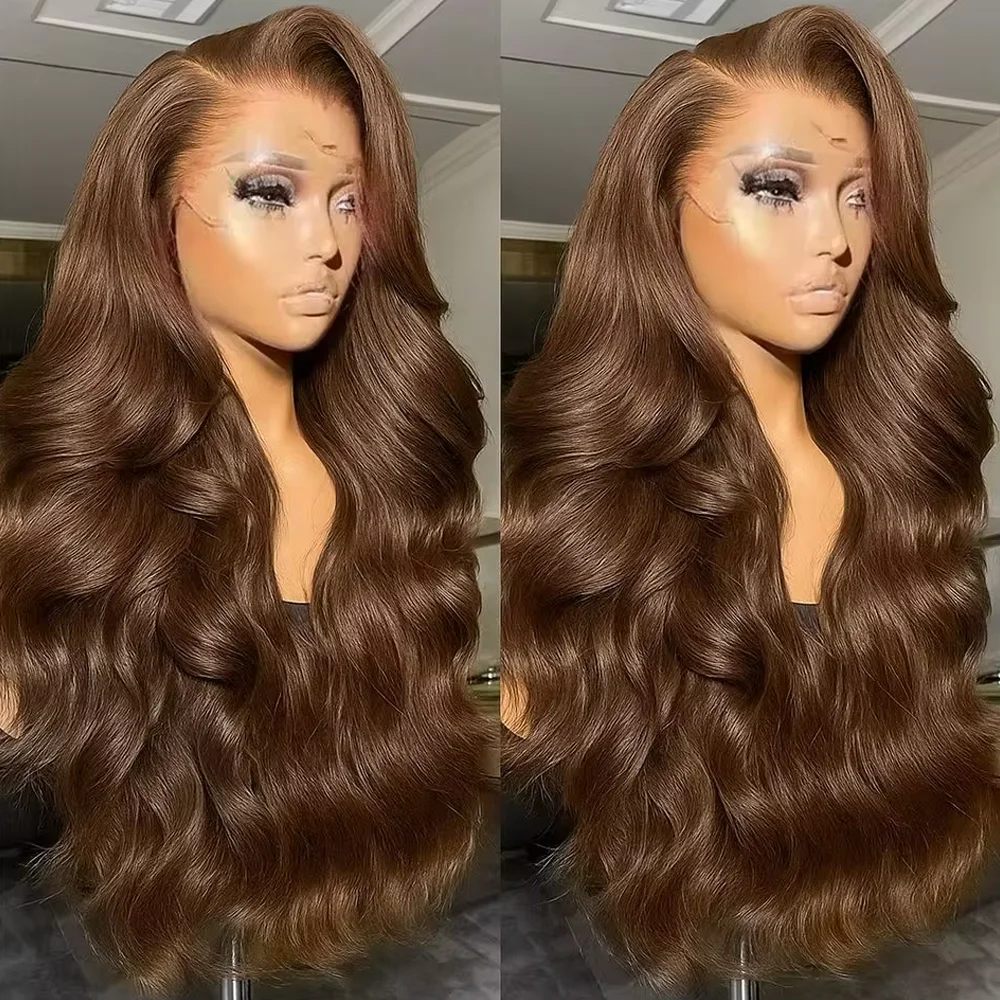 13x4 HD Кружева Фронтальная # 4 шоколадно-коричневых парика с объемной волной, 30, 38 дюймов, 250, плотность бразильских человеческих волос
13x4 HD Кружева Фронтальная # 4 шоколадно-коричневых парика с объемной волной, 30, 38 дюймов, 250, плотность бразильских человеческих волос