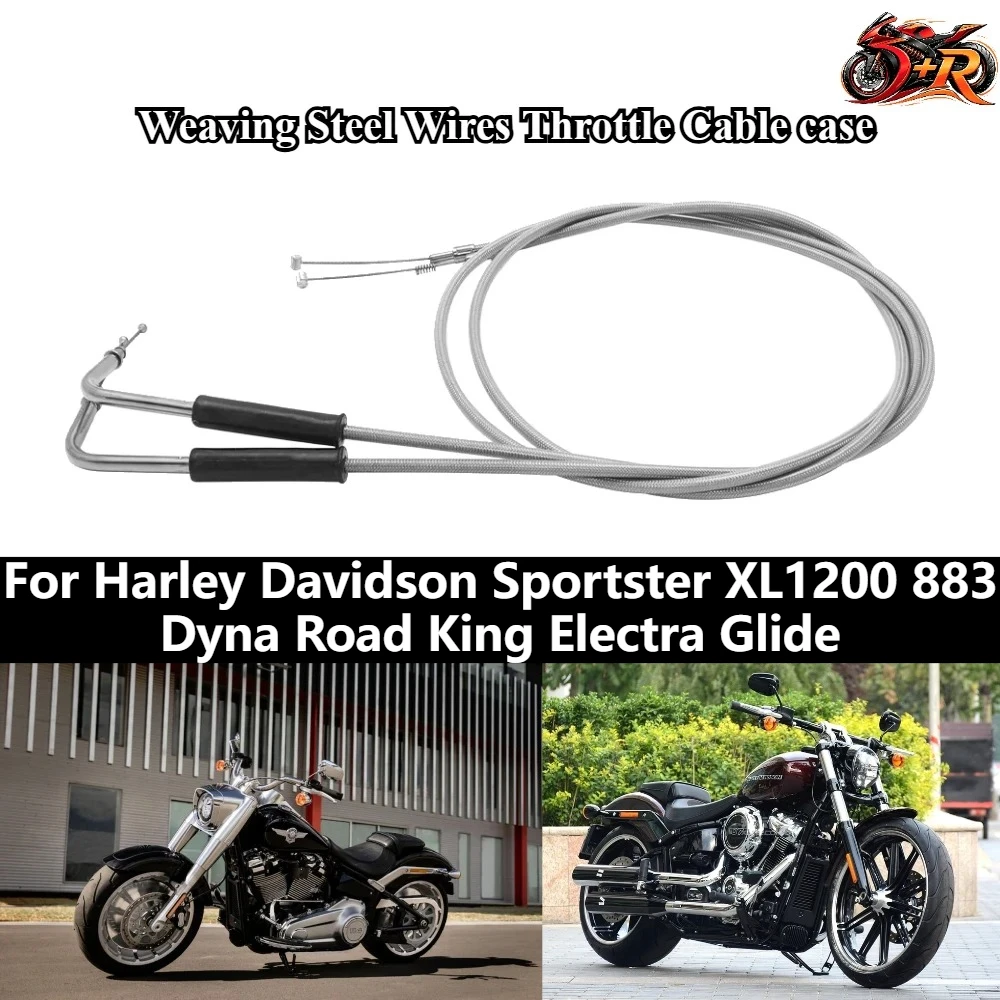 NEW Weaving Steel Wires Throttle Cable case for Harley Davidson Sportster XL1200 883 Dyna Road King Electra Glide DONGRAN
NEW Weaving Steel Wires Throttle Cable case for Harley Davidson Sportster XL1200 883 Dyna Road King Electra Glide DONGRAN