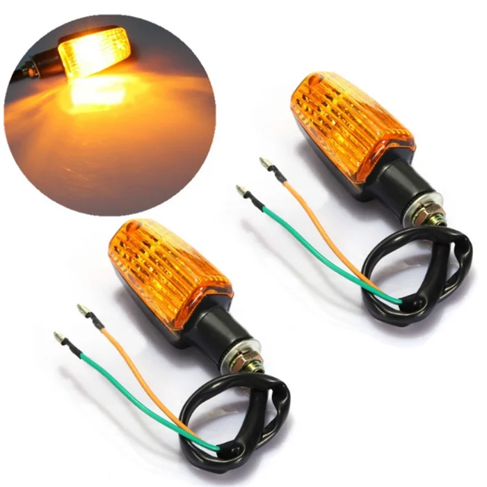 DC 12V Amber Lens Universal Motorcycle Plastic Turn Signal Indicator Light
DC 12V Amber Lens Universal Motorcycle Plastic Turn Signal Indicator Light