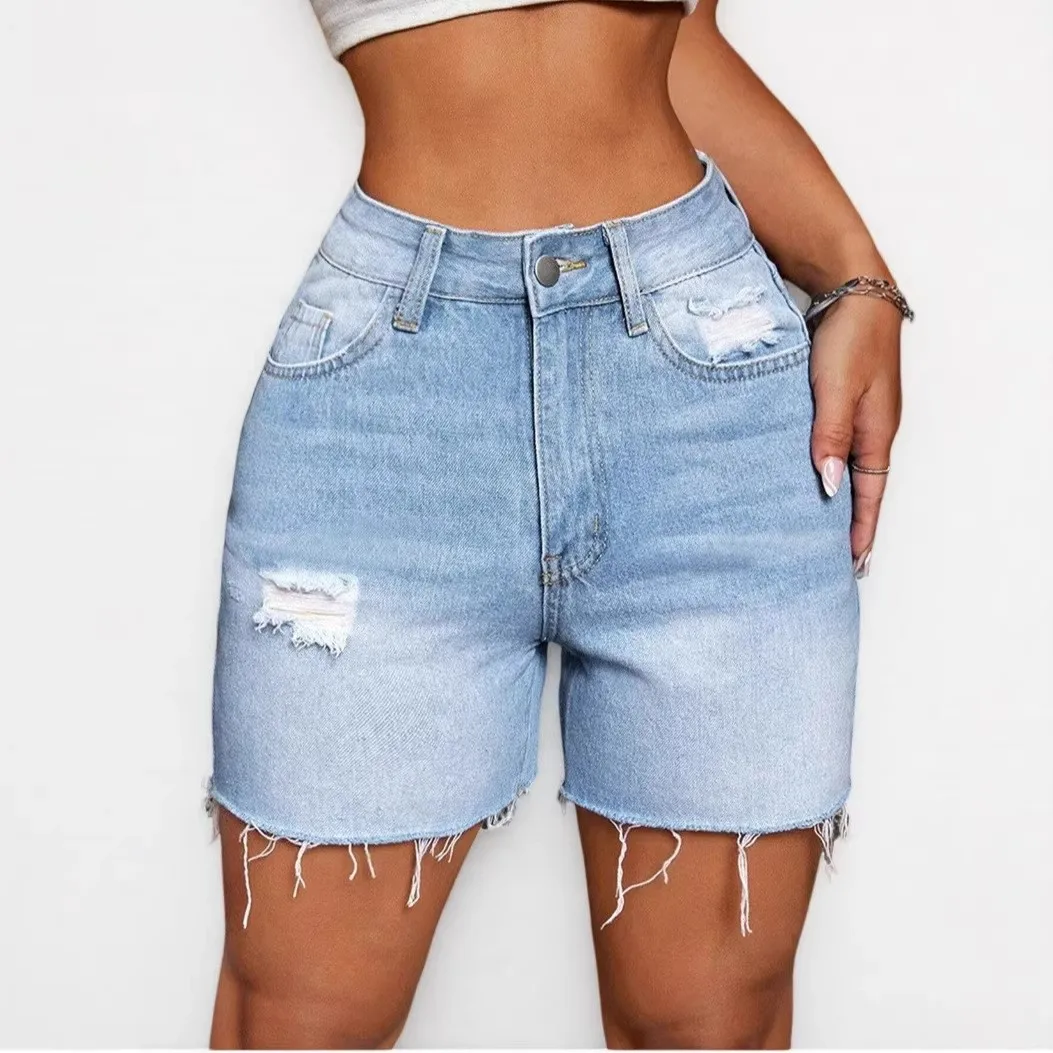 Casual Y2K Women's Shorts Cotton High Waist Denim Shorts Light Wash Mid Rise Jean Shorts Mini Length Five Pocket Cutoffs
Casual Y2K Women's Shorts Cotton High Waist Denim Shorts Light Wash Mid Rise Jean Shorts Mini Length Five Pocket Cutoffs