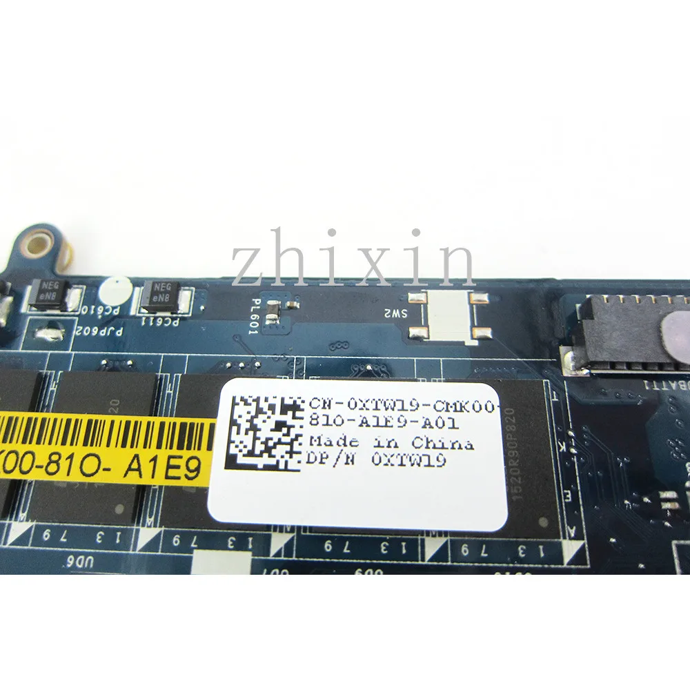 FOR DELL XPS 12 9Q33 Laptop Motherboard With SR16Z i7-4500U CPU 8G RAM LA-9262P CN-0XTW19 0XTW19 XTW19 Mainboard Full Work
FOR DELL XPS 12 9Q33 Laptop Motherboard With SR16Z i7-4500U CPU 8G RAM LA-9262P CN-0XTW19 0XTW19 XTW19 Mainboard Full Work