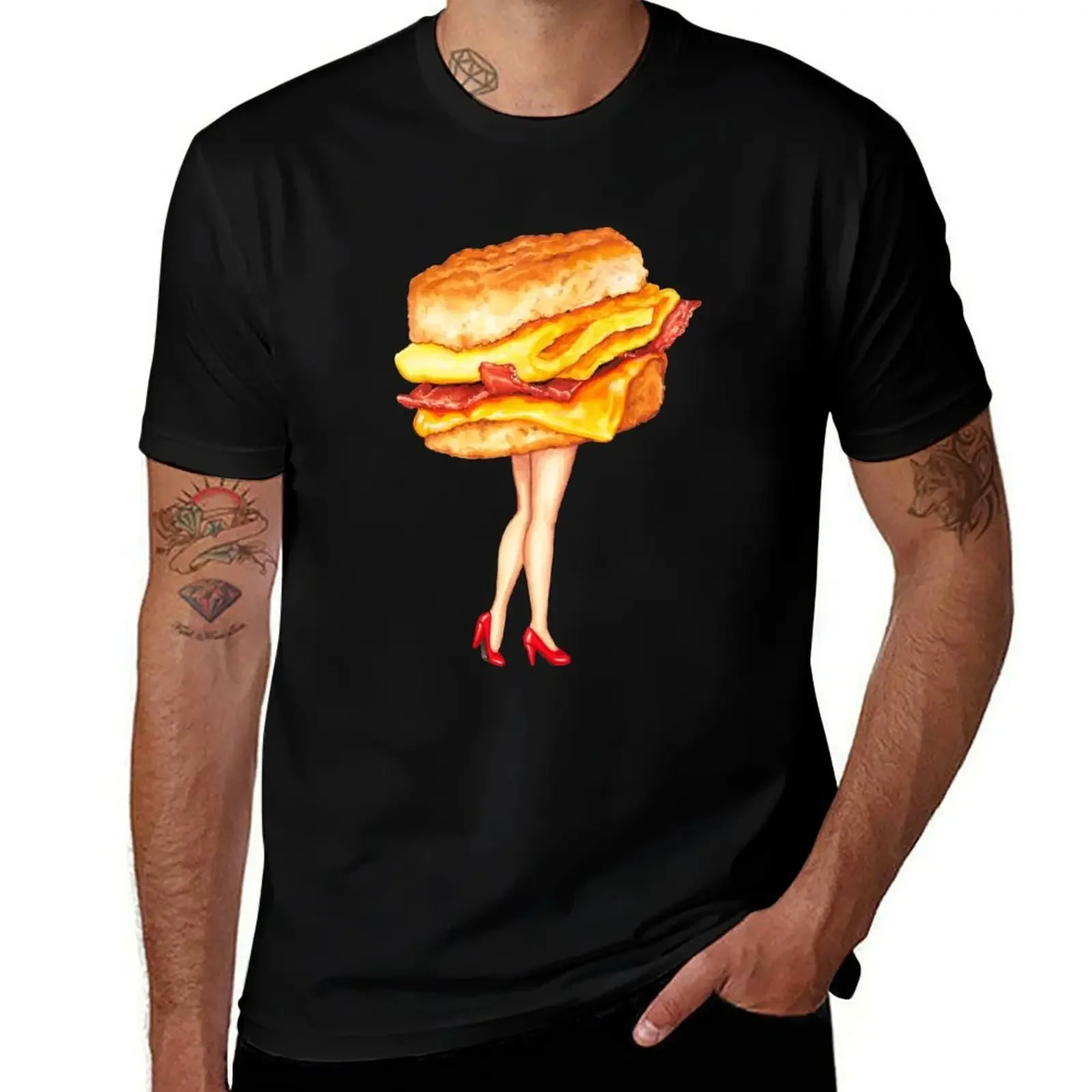 Bacon Egg & Cheese Pin-Up T-Shirt basketball graphic tees tshirts personalised funny gifts mens graphic t-shirts
Bacon Egg & Cheese Pin-Up T-Shirt basketball graphic tees tshirts personalised funny gifts mens graphic t-shirts