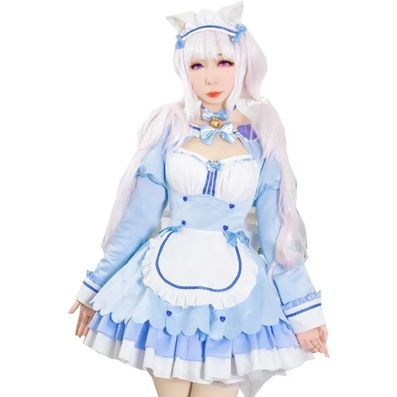 ❤️❤️❤️Chocola Nekopara Cosplay Vanilla Maid Outfit French Apron Cat Pink Dress Anime Halloween Costume for Women❤️⭐️❤️
❤️❤️❤️Chocola Nekopara Cosplay Vanilla Maid Outfit French Apron Cat Pink Dress Anime Halloween Costume for Women❤️⭐️❤️