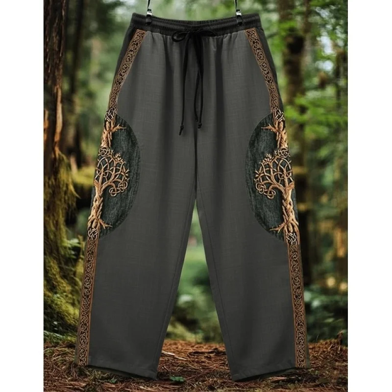 Мужские осенние повседневные брюки в полоску с кельтским узлом викингов и 3D принтом «Древо жизни», прямые пляжные брюки на шнурке, S-5XL
Мужские осенние повседневные брюки в полоску с кельтским узлом викингов и 3D принтом «Древо жизни», прямые пляжные брюки на шнурке, S-5XL