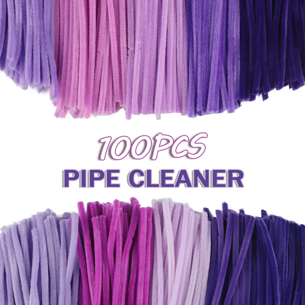 100PCS Purple Series Pipe Cleaners, Purple Pipe Cleaners Chenille Stem, Pipe Cleaners Craft Supplies for DIY Arts Crafts
100PCS Purple Series Pipe Cleaners, Purple Pipe Cleaners Chenille Stem, Pipe Cleaners Craft Supplies for DIY Arts Crafts