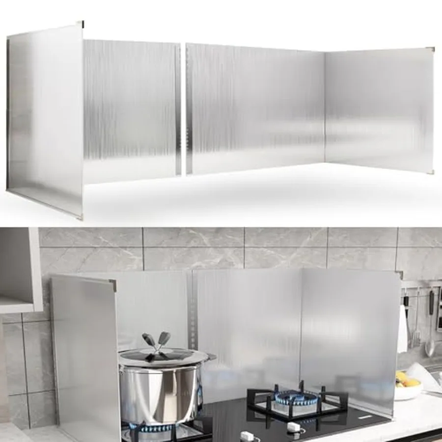 2 PCS Stove Grease Oil Splatter Guard Range Backsplash Splatter Guard for Wall 2 Sided Foldable Splash Shield Metal Panel Prote
2 PCS Stove Grease Oil Splatter Guard Range Backsplash Splatter Guard for Wall 2 Sided Foldable Splash Shield Metal Panel Prote