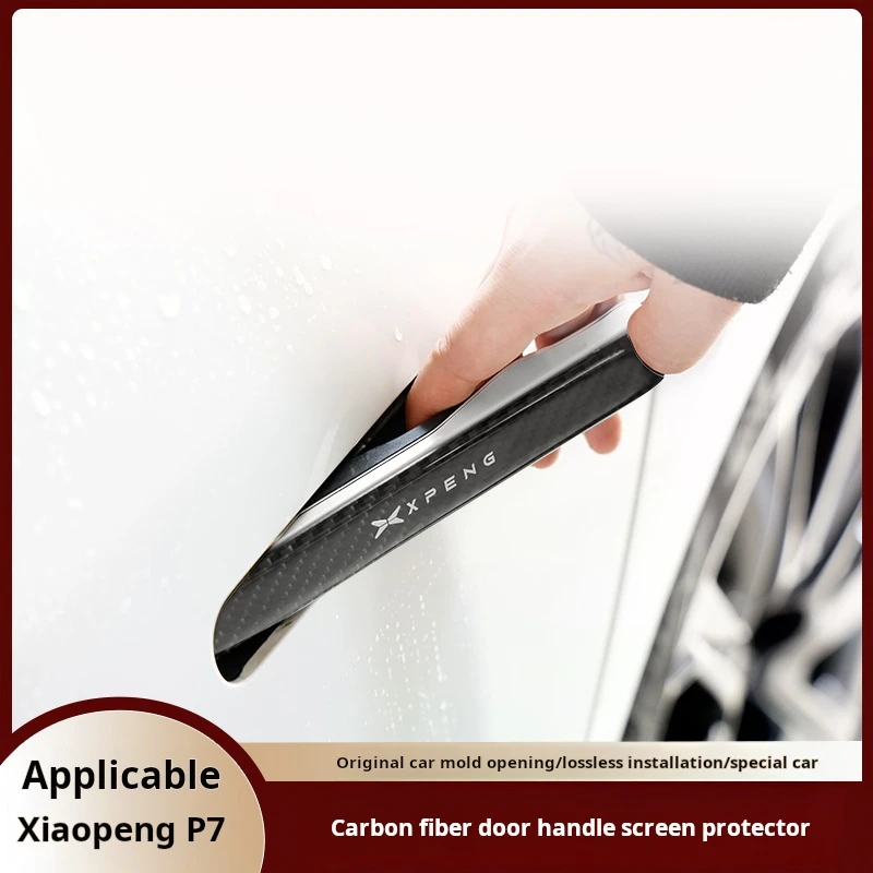 For Xiaopeng P7 Handle stickers Xiaopeng P5 Door handle protection G3I Door handle real carbon fiber sticker cars accessories
For Xiaopeng P7 Handle stickers Xiaopeng P5 Door handle protection G3I Door handle real carbon fiber sticker cars accessories