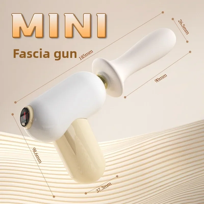 Mini Massage Gun Massage Supplies Silicone Material Fully Automatic Equipment Yoga Supplies Rechargeable With LCD Display
Mini Massage Gun Massage Supplies Silicone Material Fully Automatic Equipment Yoga Supplies Rechargeable With LCD Display