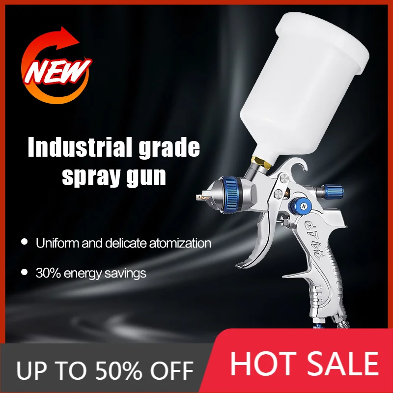 SUTU HVLP 2008 Professional Spray Gun 1.4/1.7/2.0/mm Nozzle 600cc Home Cordless Spray Machine Gravity Spray Gun Pneumatic Tool
SUTU HVLP 2008 Professional Spray Gun 1.4/1.7/2.0/mm Nozzle 600cc Home Cordless Spray Machine Gravity Spray Gun Pneumatic Tool