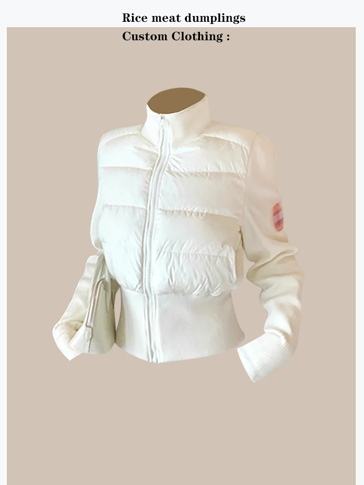 Light Warm Knitted Sleeve Patchwork Slimming High Risen Casual down Cotton Jacket Commute Style Fashionable All Matched
Light Warm Knitted Sleeve Patchwork Slimming High Risen Casual down Cotton Jacket Commute Style Fashionable All Matched