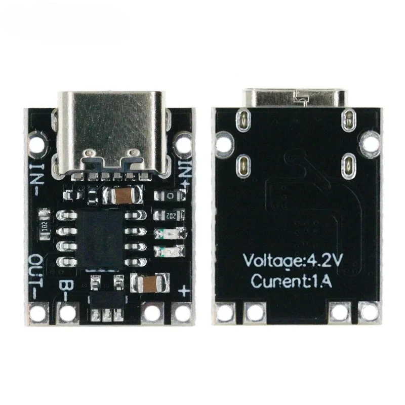Ultra-Small Lithium Battery Charging Panel 1A Ternary Lithium Battery 3.7V4.2V Charger Module Type-C With Protection Board
Ultra-Small Lithium Battery Charging Panel 1A Ternary Lithium Battery 3.7V4.2V Charger Module Type-C With Protection Board