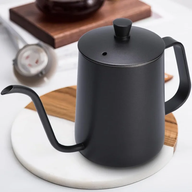 Stainless Steel Gooseneck Kettle Pour Over Kettle Gooseneck Long Narrow Drip Spout Coffee Tea Pot for Homemade Brewing Coffee
Stainless Steel Gooseneck Kettle Pour Over Kettle Gooseneck Long Narrow Drip Spout Coffee Tea Pot for Homemade Brewing Coffee