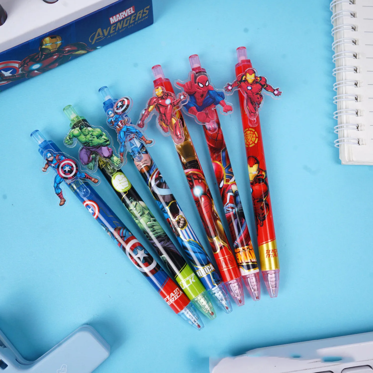 12/48pcs For Marvel Gel Pens Quick-Drying Pens, Student Writing Cartoon Ballpoint Pen Press Pen Markings School Stationery Gift
12/48pcs For Marvel Gel Pens Quick-Drying Pens, Student Writing Cartoon Ballpoint Pen Press Pen Markings School Stationery Gift
