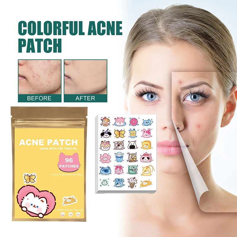 96pcs Acne Patches Cartoon Cat Shaped Acne Treatment Sticker Invisible Acne Cover Removal Pimple Patch Skin Care
96pcs Acne Patches Cartoon Cat Shaped Acne Treatment Sticker Invisible Acne Cover Removal Pimple Patch Skin Care