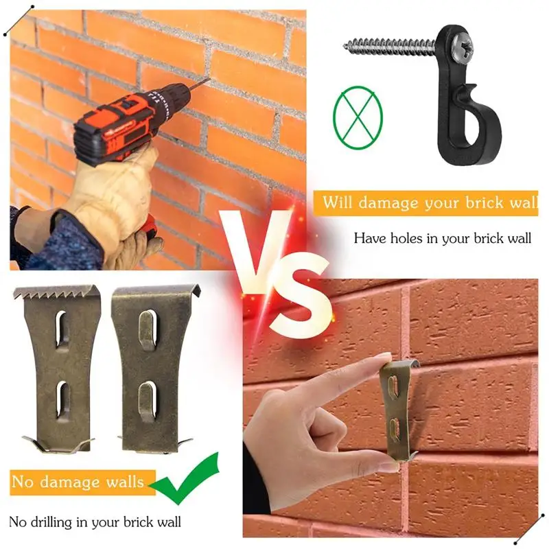 12Pcs Brick Hook Clips Brick Clips For Hanging Outdoors Brick Clips Or Brick Hangers For Outdoor Hanging Wreaths
12Pcs Brick Hook Clips Brick Clips For Hanging Outdoors Brick Clips Or Brick Hangers For Outdoor Hanging Wreaths