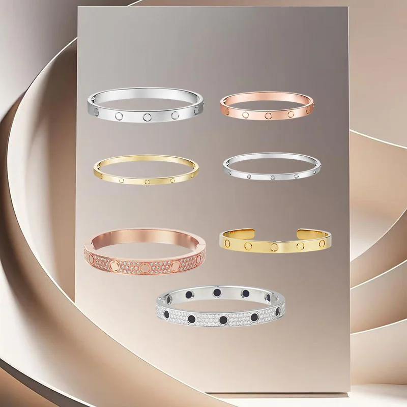 LOVE Series Jewelry Bracelet! A Fashionable High-end Diamond Bracelet with Multiple Styles To Choose From.
LOVE Series Jewelry Bracelet! A Fashionable High-end Diamond Bracelet with Multiple Styles To Choose From.