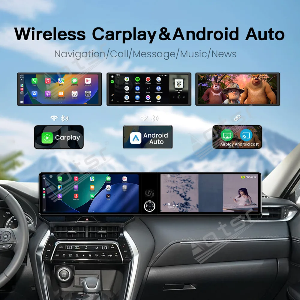 Dual Screen Car Radio For Toyota Harrier 4 XU80 2021-2024 Car Multimedia Video Player GPS Navigation Carplay Unit Car Radio DSP
Dual Screen Car Radio For Toyota Harrier 4 XU80 2021-2024 Car Multimedia Video Player GPS Navigation Carplay Unit Car Radio DSP