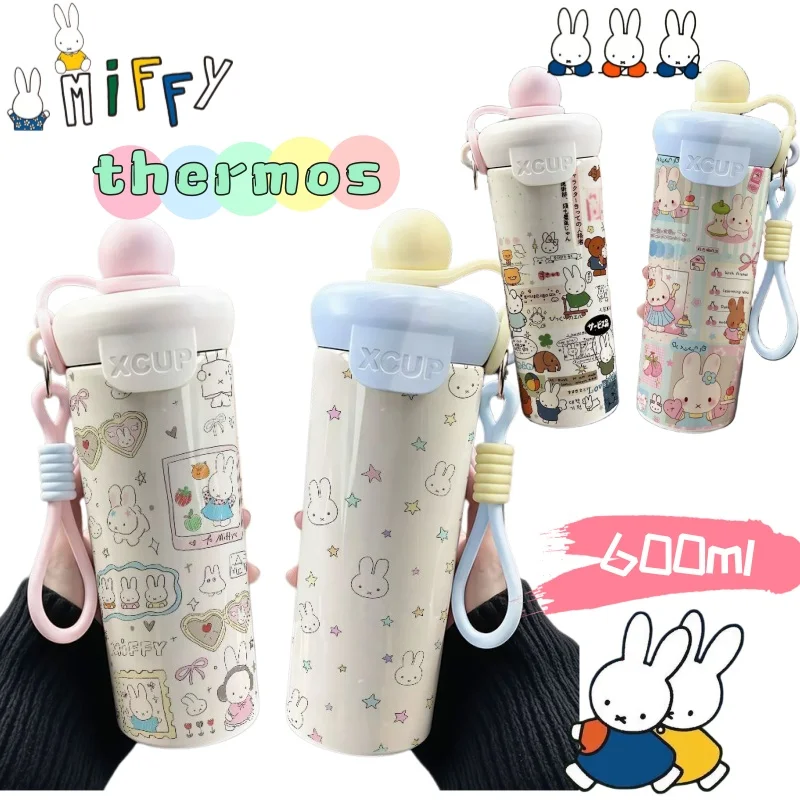 New Miffy Anime Cartoon Cute Stainless Steel Thermos Cup Creative Kawaii Floating Ball Large Capacity Portable Straw Cup Gift
New Miffy Anime Cartoon Cute Stainless Steel Thermos Cup Creative Kawaii Floating Ball Large Capacity Portable Straw Cup Gift