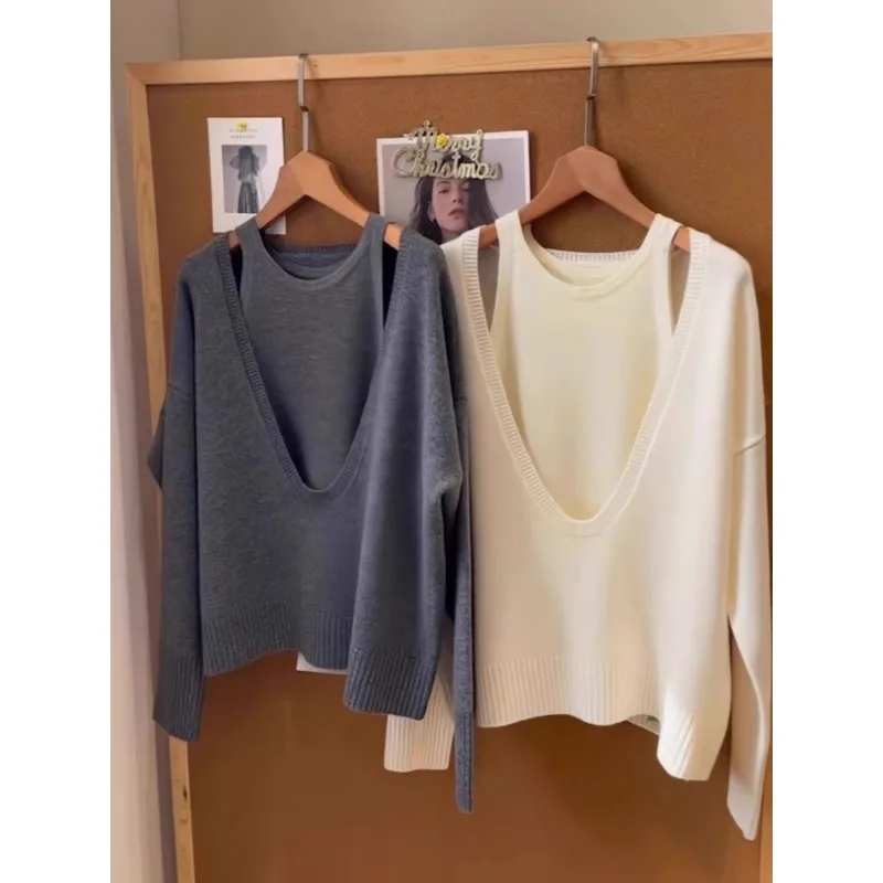 SuperAen Korean Style Round Neck Pullover Knitted Sweater for Autumn 2024 New Women's Loose Long Sleeved Pullover
SuperAen Korean Style Round Neck Pullover Knitted Sweater for Autumn 2024 New Women's Loose Long Sleeved Pullover