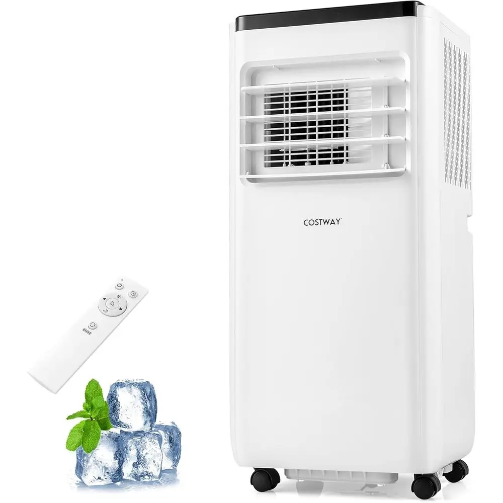 Портативный кондиционер, 10000 BTU, с 24-часовым таймером, режимом сна, защитой от детей, LED-дисплеем, пультом ДУ и комплектом для установки
Портативный кондиционер, 10000 BTU, с 24-часовым таймером, режимом сна, защитой от детей, LED-дисплеем, пультом ДУ и комплектом для установки