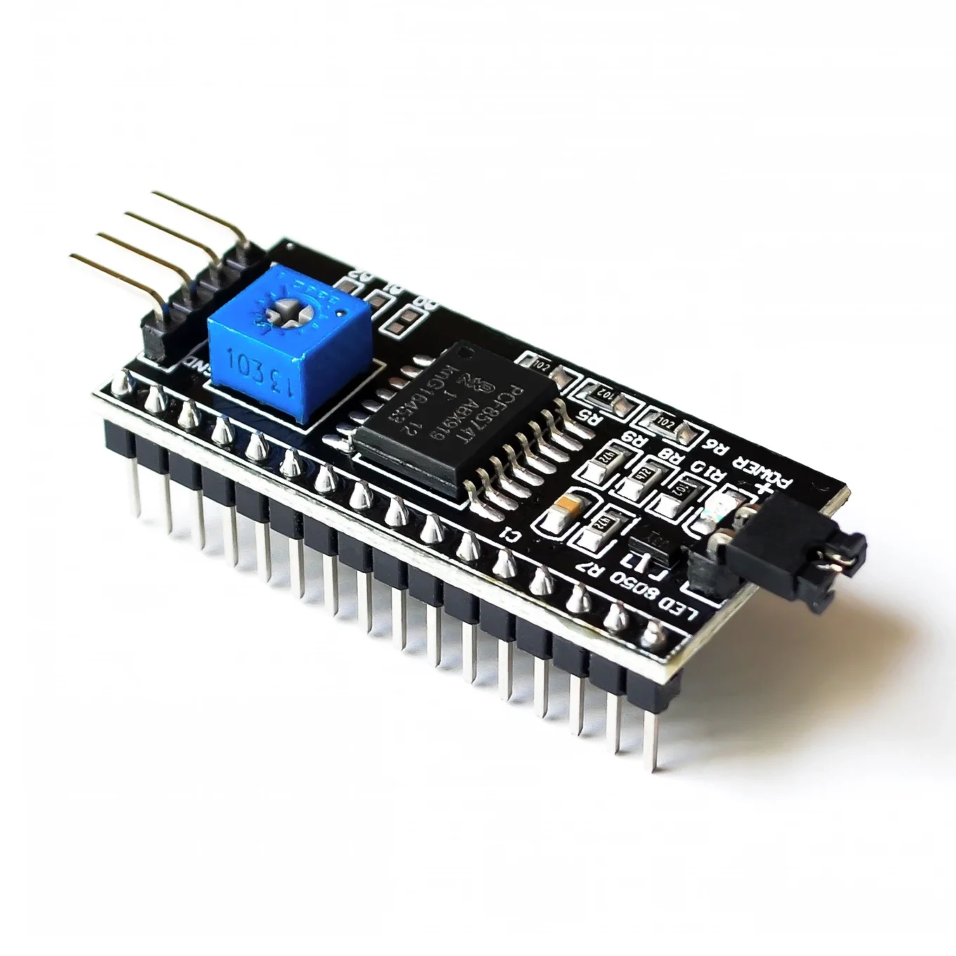 Adjustable Backlight of Interface Module IIC I2C TWISPI Serial Board Module Port 1602 LCD Display for Arduino
Adjustable Backlight of Interface Module IIC I2C TWISPI Serial Board Module Port 1602 LCD Display for Arduino