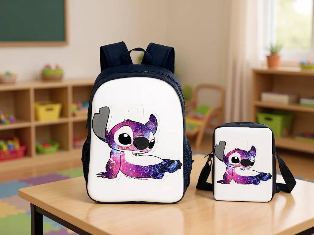 HOT Elementary Children Stitch Daypack with Cute Shoulder Bag 2 in 1 Set-Large Capacity Backpack for Student
HOT Elementary Children Stitch Daypack with Cute Shoulder Bag 2 in 1 Set-Large Capacity Backpack for Student