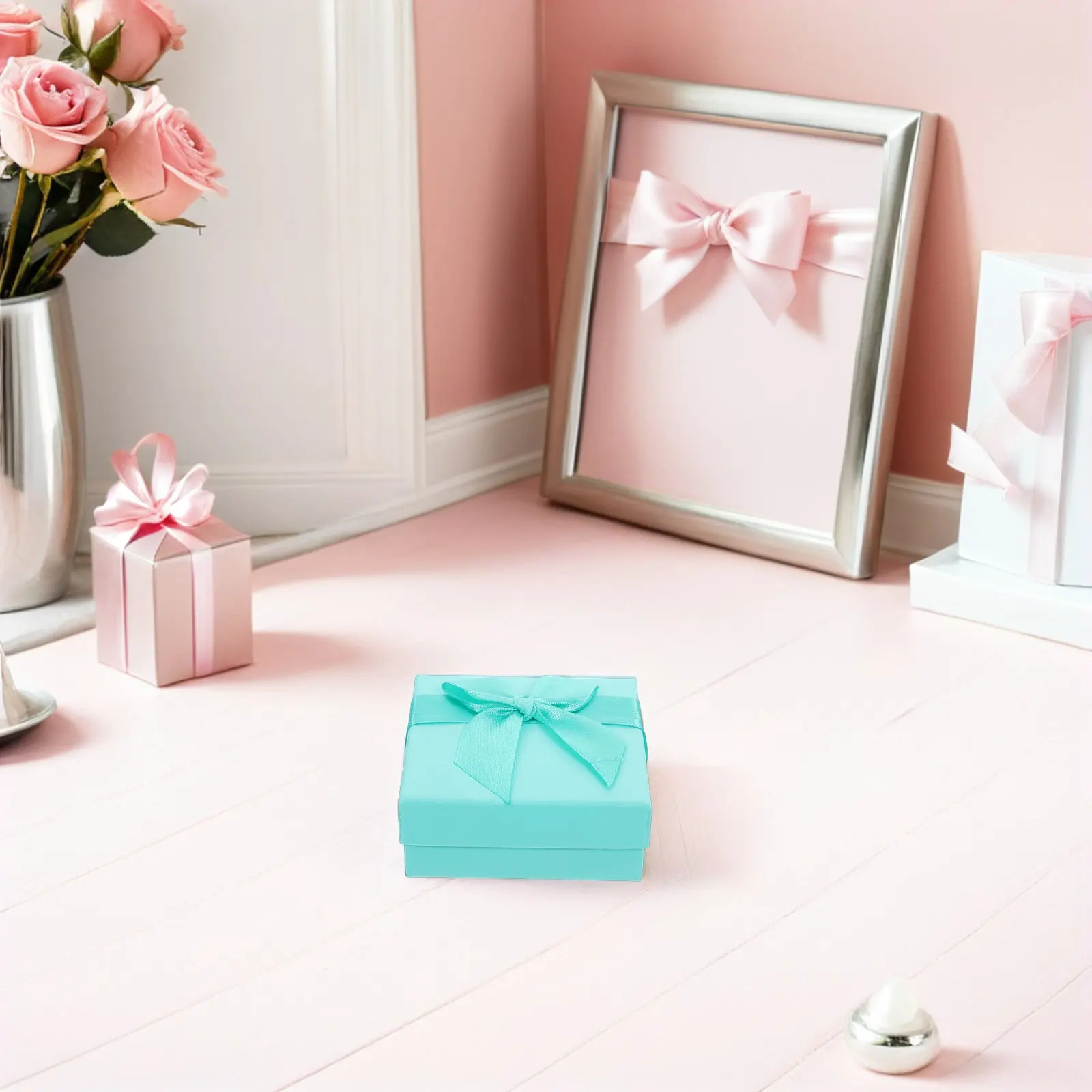 10Pcs Pearl Paper Jewelry Gift Box Small Cardboard Present Box with Lid Bowknot Secure Storage for Earrings Rings Pendants
10Pcs Pearl Paper Jewelry Gift Box Small Cardboard Present Box with Lid Bowknot Secure Storage for Earrings Rings Pendants
