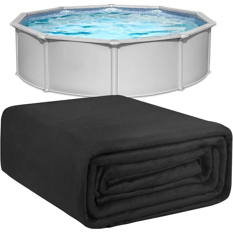 24 Ft Pool Liner Pad, Round Pool Liners for Above Ground Swimming Pools, Durable Geotextile Material, Easy to Install, Extends L
24 Ft Pool Liner Pad, Round Pool Liners for Above Ground Swimming Pools, Durable Geotextile Material, Easy to Install, Extends L