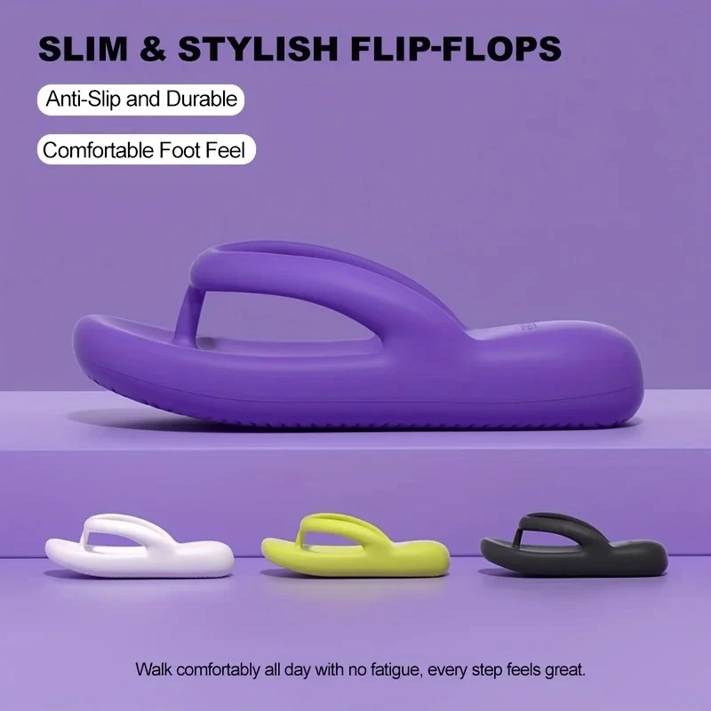 Женские мягкие сандалии-стринги из ЭВА, толстые удобные амортизирующие подошвы, нескользящие минималистичные летние домашние пляжные уличные шлепанцы
Женские мягкие сандалии-стринги из ЭВА, толстые удобные амортизирующие подошвы, нескользящие минималистичные летние домашние пляжные уличные шлепанцы