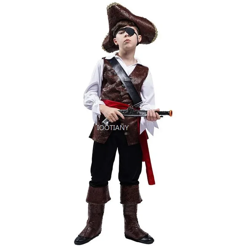 CosplayCarnival Costume Boys Pirate Cosplay Pirate Captain Jack Sparrow Purim Party Stage Party Luxury Buccaneer Outfits
CosplayCarnival Costume Boys Pirate Cosplay Pirate Captain Jack Sparrow Purim Party Stage Party Luxury Buccaneer Outfits