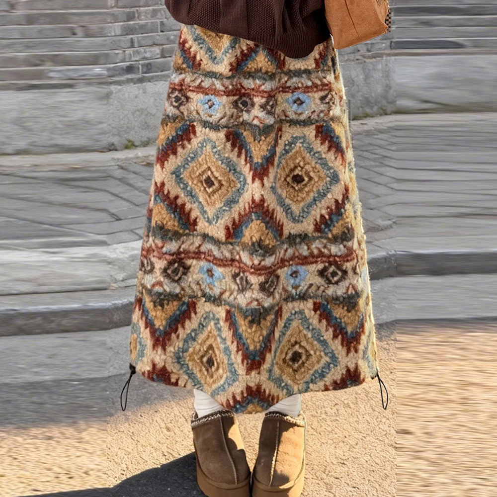 Ретро-юбка-парусинка из вельвета с высокой талией, свободного кроя, в этническом стиле, на флисовой подкладке, средней длины, с оборками.
Ретро-юбка-парусинка из вельвета с высокой талией, свободного кроя, в этническом стиле, на флисовой подкладке, средней длины, с оборками.