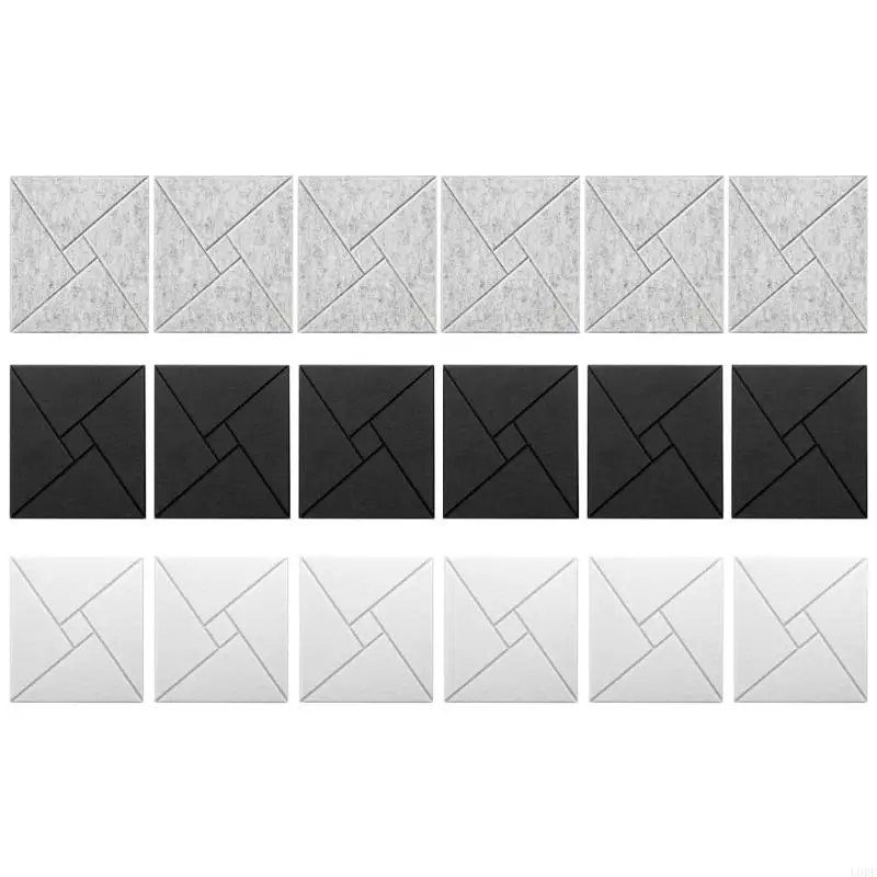 U0de 12pcs Acoustics Foam Wall Panels Эффективные панели шумоподавления квадратные звукоизоляционные настенные панели для комнат
U0de 12pcs Acoustics Foam Wall Panels Эффективные панели шумоподавления квадратные звукоизоляционные настенные панели для комнат