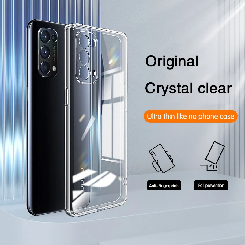 Original Phone Case for OPPO Reno5 K Z F Reno 5 Pro Plus Pro+ Lite 5K 5Z 5F 5Lite 5Pro 5G Soft Silicone Transparent Simple Cover
Original Phone Case for OPPO Reno5 K Z F Reno 5 Pro Plus Pro+ Lite 5K 5Z 5F 5Lite 5Pro 5G Soft Silicone Transparent Simple Cover