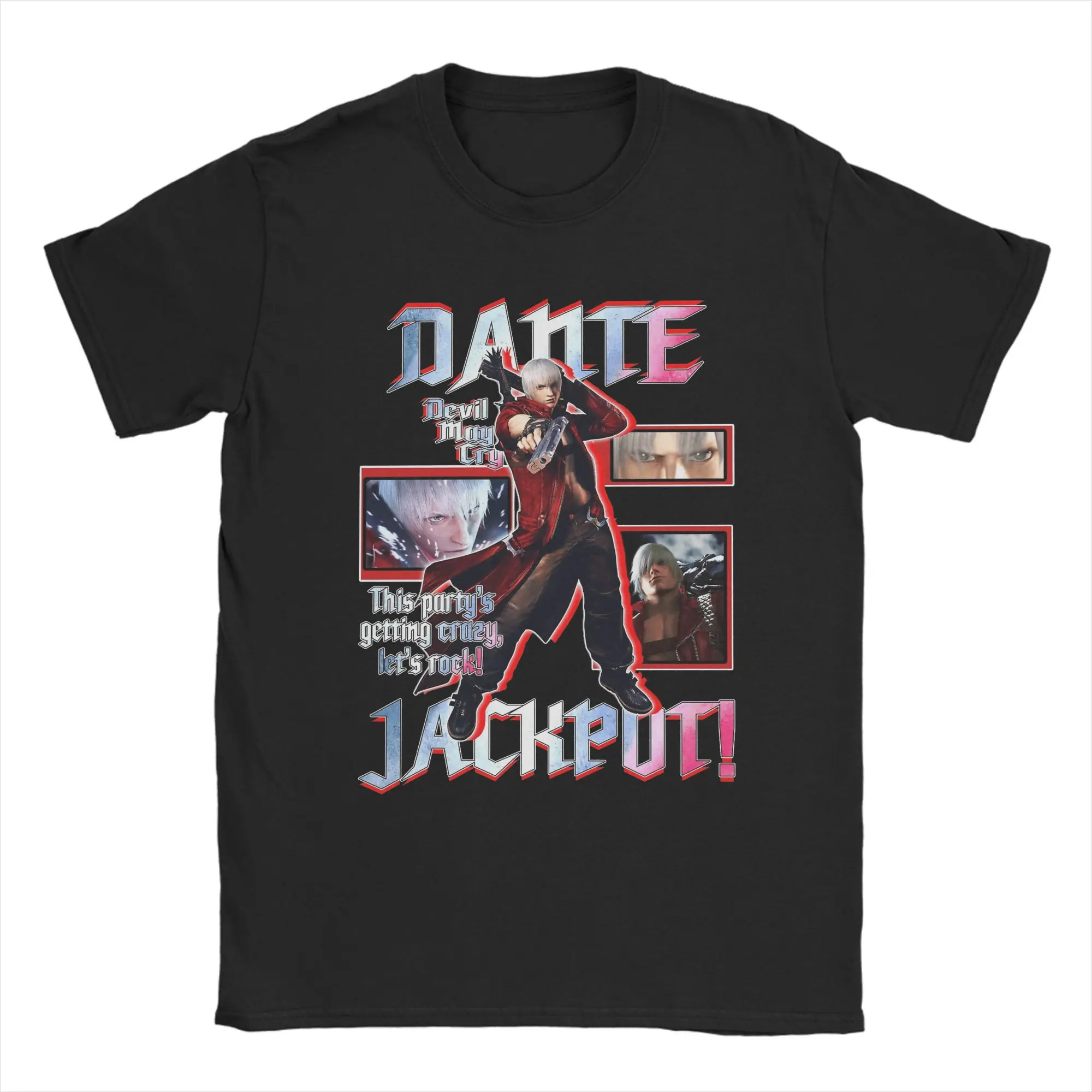 Футболка DMC, летняя футболка Dante Jackput Game 100, хлопковые футболки для взрослых, футболка с принтом Харадзюку, топы с короткими рукавами в стиле ретро Y2K
Футболка DMC, летняя футболка Dante Jackput Game 100, хлопковые футболки для взрослых, футболка с принтом Харадзюку, топы с короткими рукавами в стиле ретро Y2K