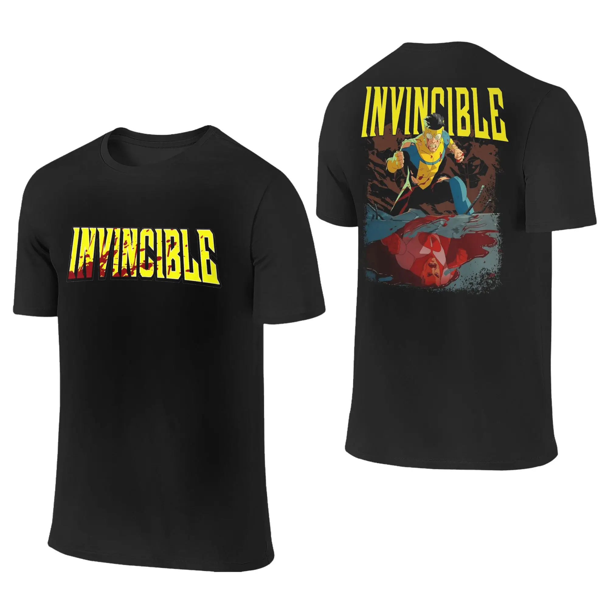 Men's T Shirt Invincible T-Shirts Harajuku Mark Grayson Superhero Summer Tee Shirt Vintage Casual Pure Cotton Tops Gift Idea
Men's T Shirt Invincible T-Shirts Harajuku Mark Grayson Superhero Summer Tee Shirt Vintage Casual Pure Cotton Tops Gift Idea