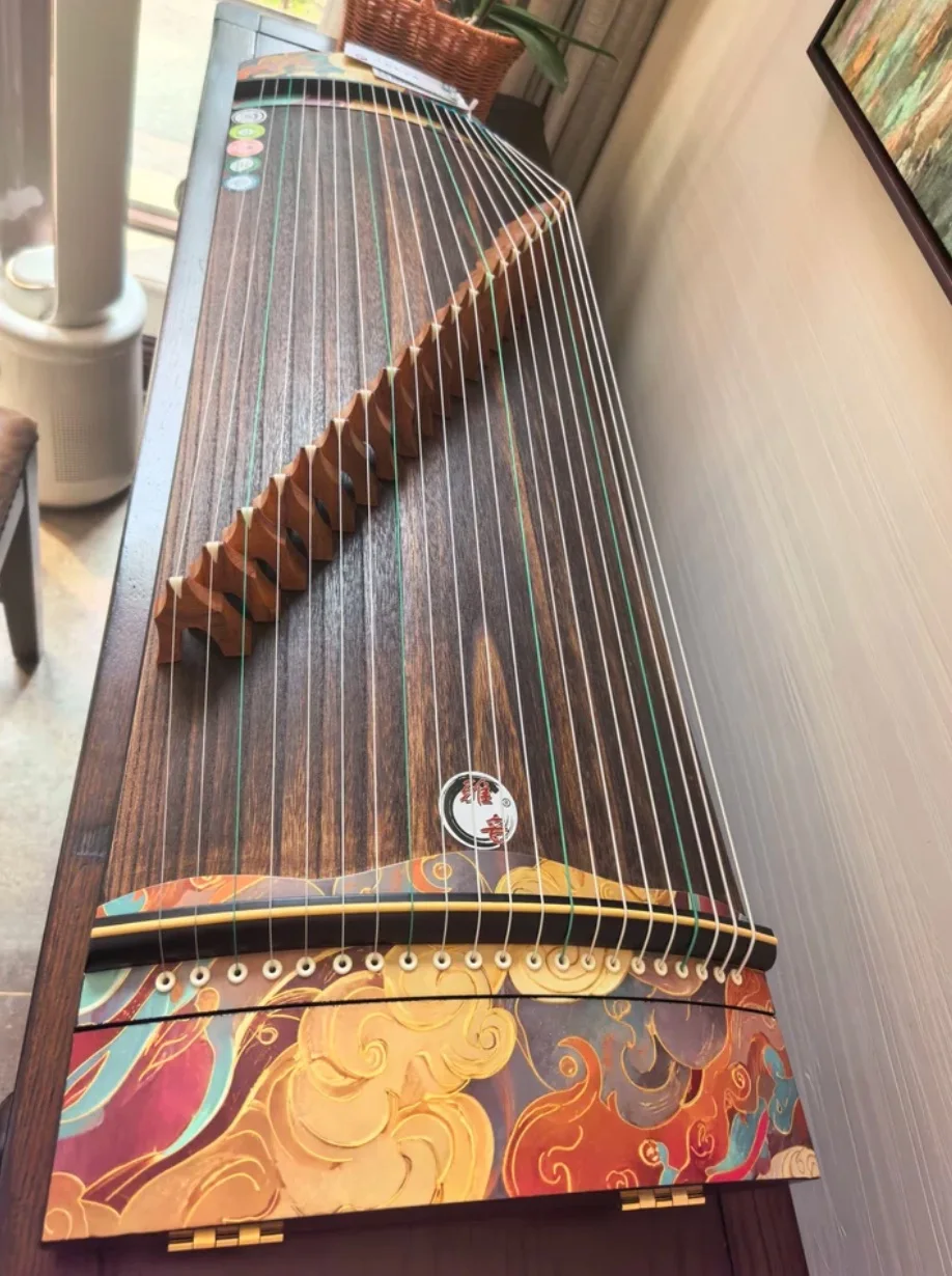 Guzheng 100cm zither 21 strings portable Auspicious cloud pattern Chinese string instruments
Guzheng 100cm zither 21 strings portable Auspicious cloud pattern Chinese string instruments