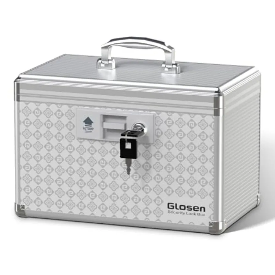 Medicine Lock Box Storage Lock Box 12 X 7.68 X 7.87 Inch Medium Lockable Dorm Storage Trunk with Key Lock - Briefcase Lock Boxe
Medicine Lock Box Storage Lock Box 12 X 7.68 X 7.87 Inch Medium Lockable Dorm Storage Trunk with Key Lock - Briefcase Lock Boxe