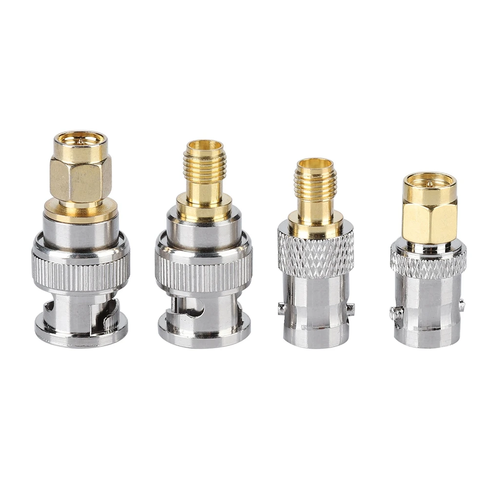 4PCS SMA Female to BNC Female SMA Male to BNC Male Coaxial Antenna Connectors BNC Male/Female to SMA Male/Female Connectors
4PCS SMA Female to BNC Female SMA Male to BNC Male Coaxial Antenna Connectors BNC Male/Female to SMA Male/Female Connectors