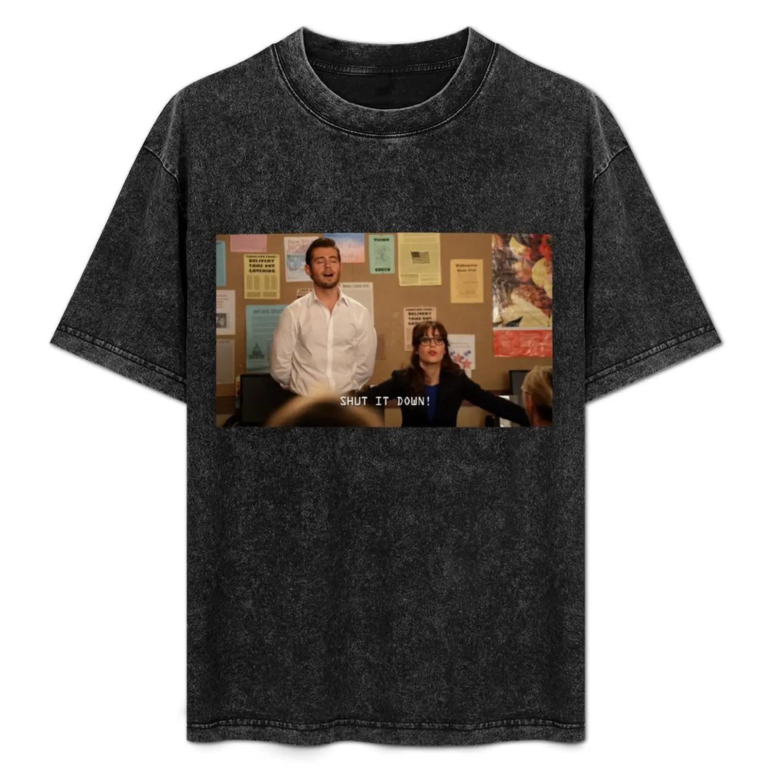 New Girl - Jess: Shut it down! T-Shirt plus size tops anime stuff Short sleeve tee men
New Girl - Jess: Shut it down! T-Shirt plus size tops anime stuff Short sleeve tee men