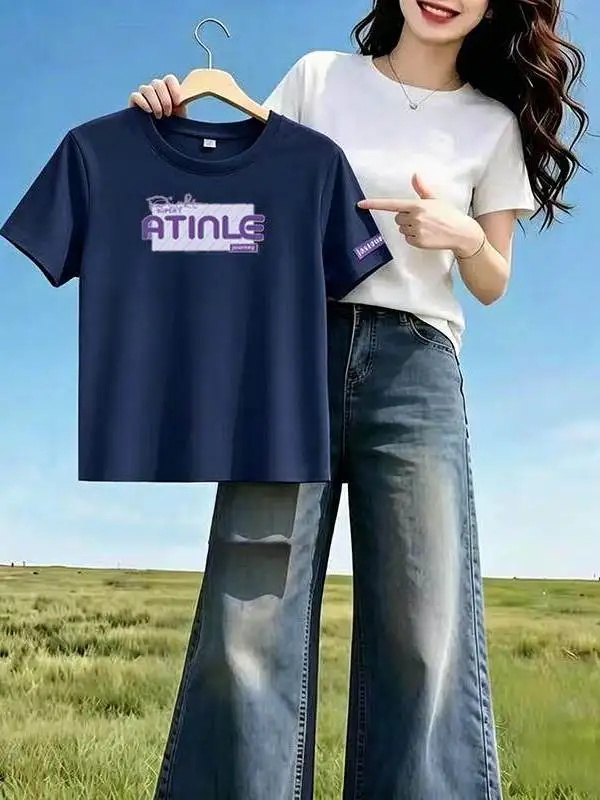 plus Size Women's Summer Slim Fit round Neck Print Short Sleeve T-Shirt Breathable Polyester Fiber Standard Body Shape Fashion
plus Size Women's Summer Slim Fit round Neck Print Short Sleeve T-Shirt Breathable Polyester Fiber Standard Body Shape Fashion