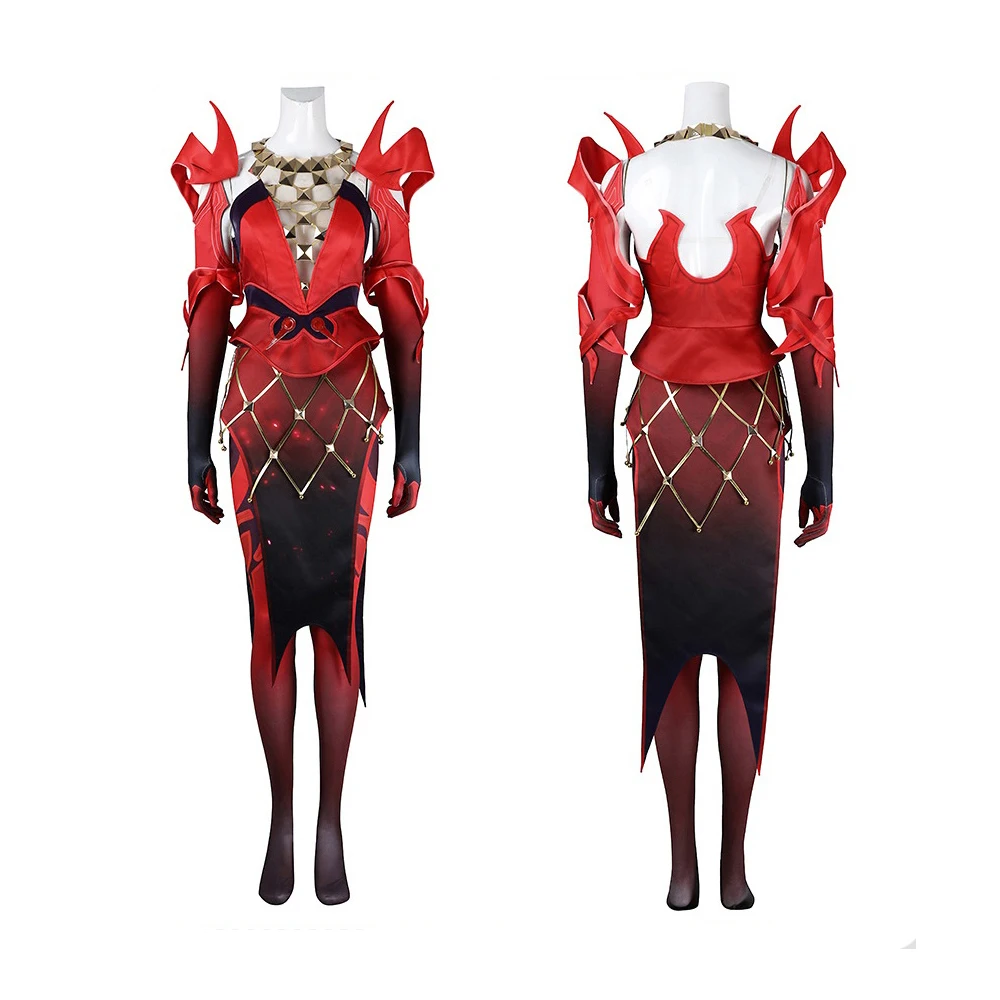Game Rivals Cosplay Witch Costume Scarlet Disguise Fighting Outfits Women Fantasia Red Warrior Uniform Suit Halloween Party
Game Rivals Cosplay Witch Costume Scarlet Disguise Fighting Outfits Women Fantasia Red Warrior Uniform Suit Halloween Party