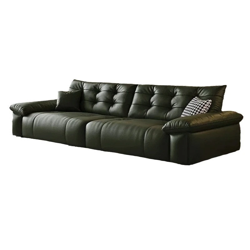 Italian minimalist leather sofa modern simple living room small apartment light luxury first-layer cowhide sofa
Italian minimalist leather sofa modern simple living room small apartment light luxury first-layer cowhide sofa