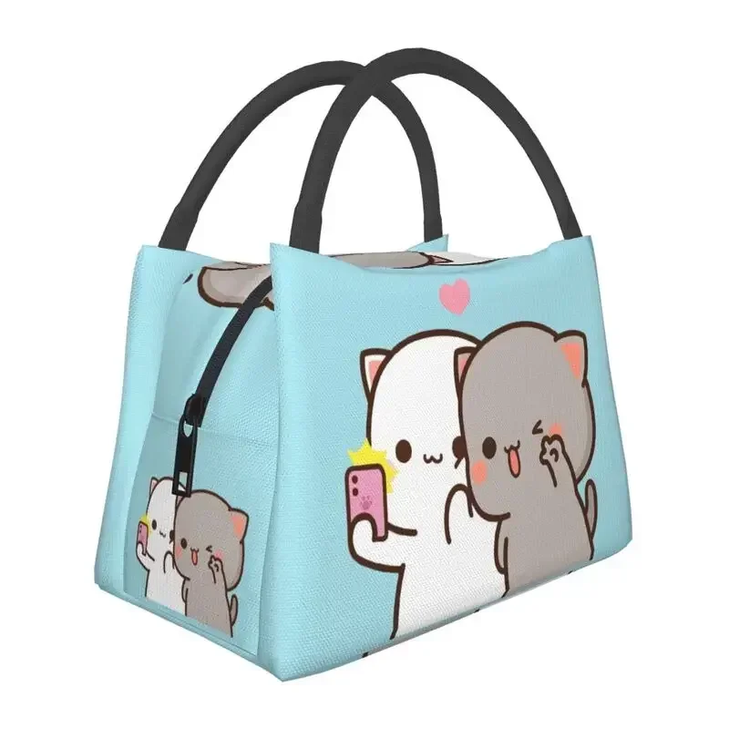 Custom Peach And Goma Mochi Cat Lunch Bag Women Cooler Thermal Insulated Lunch Boxes for Work Pinic or Travel
Custom Peach And Goma Mochi Cat Lunch Bag Women Cooler Thermal Insulated Lunch Boxes for Work Pinic or Travel
