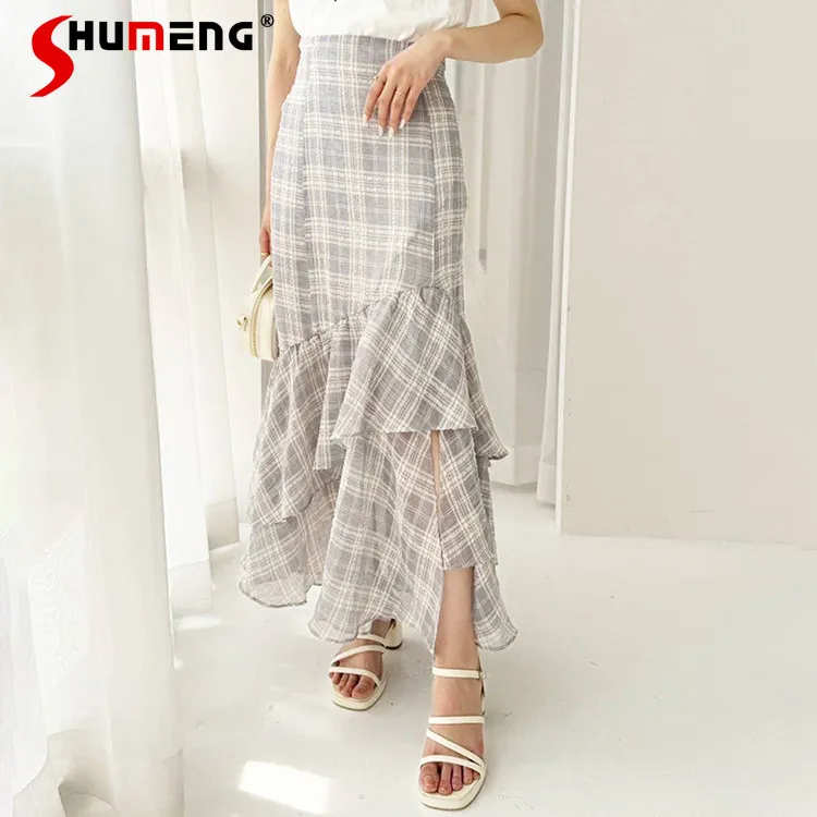 Элегантная летняя юбка в японском стиле 2026 года: универсальная, с высокой талией, асимметричным разрезом, двойным слоем и оборками, длинная, для женщин
Элегантная летняя юбка в японском стиле 2026 года: универсальная, с высокой талией, асимметричным разрезом, двойным слоем и оборками, длинная, для женщин