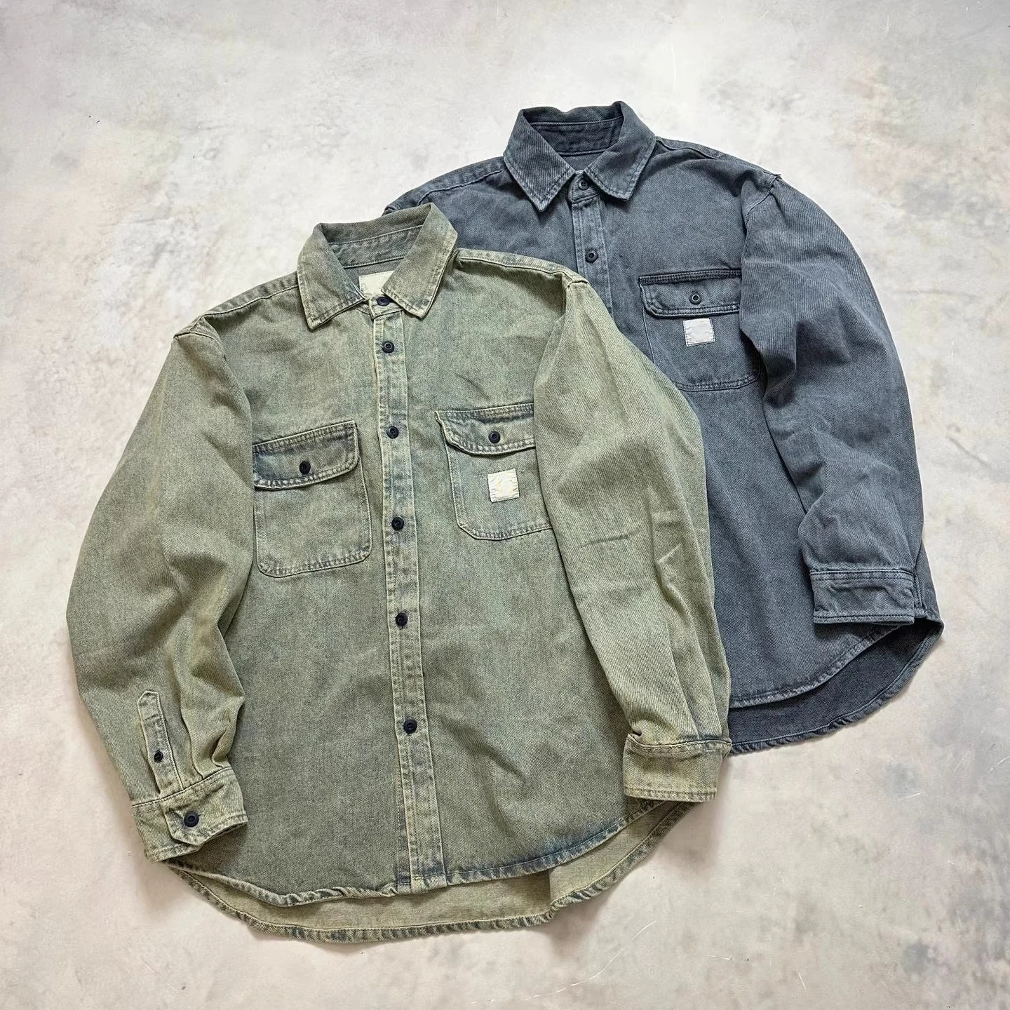 Retro Waed Michigan Dual ket Long Sve Denim Jaet Men's Vintage Sle Loose Fit Cotton 00% Casual Classic irt
Retro Waed Michigan Dual ket Long Sve Denim Jaet Men's Vintage Sle Loose Fit Cotton 00% Casual Classic irt