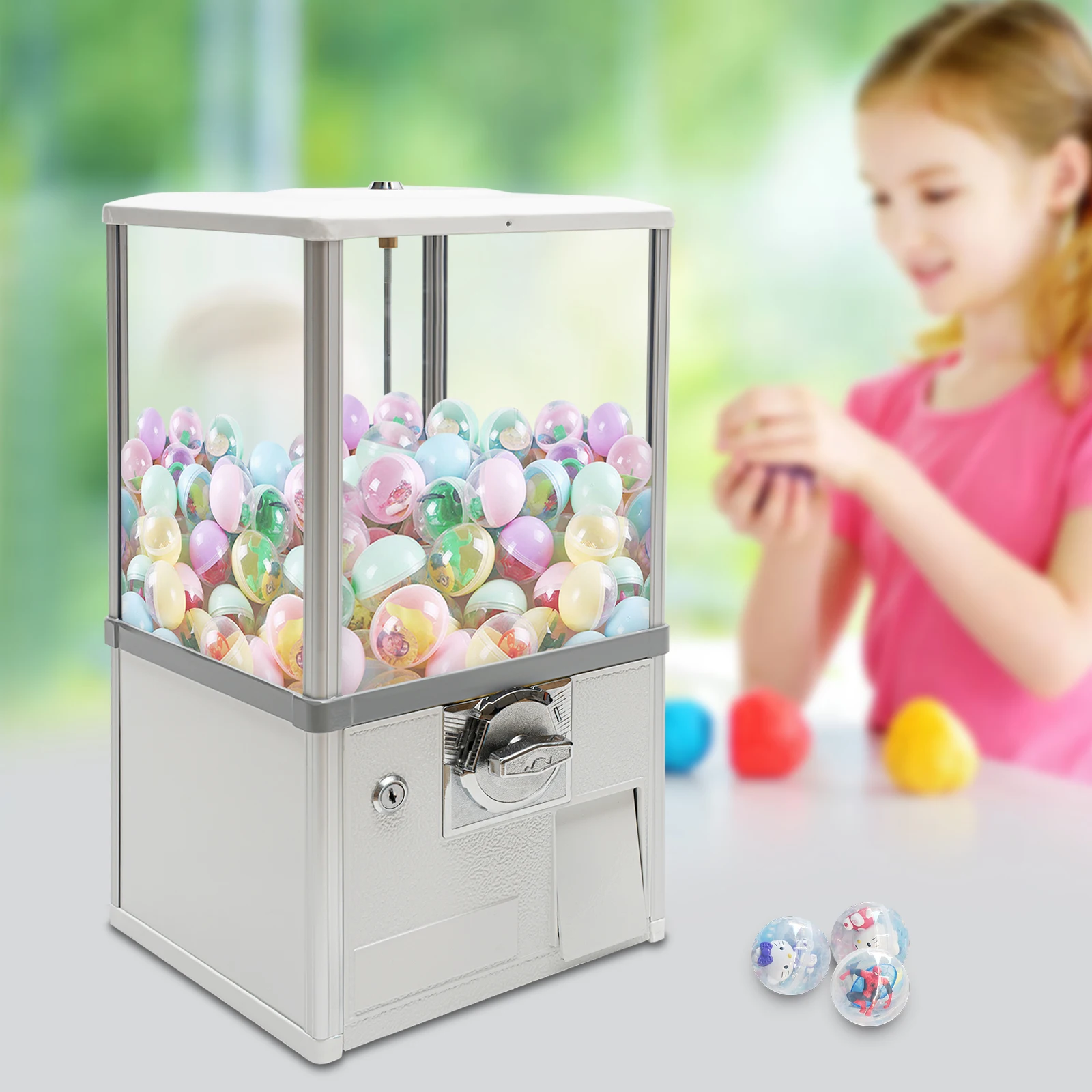 1.77-1.97 Inch Store Bulk Vending Machine Spherical Capsule Candy Dispenser Retro Style for Game Retail Stores Gadget Featuring
1.77-1.97 Inch Store Bulk Vending Machine Spherical Capsule Candy Dispenser Retro Style for Game Retail Stores Gadget Featuring