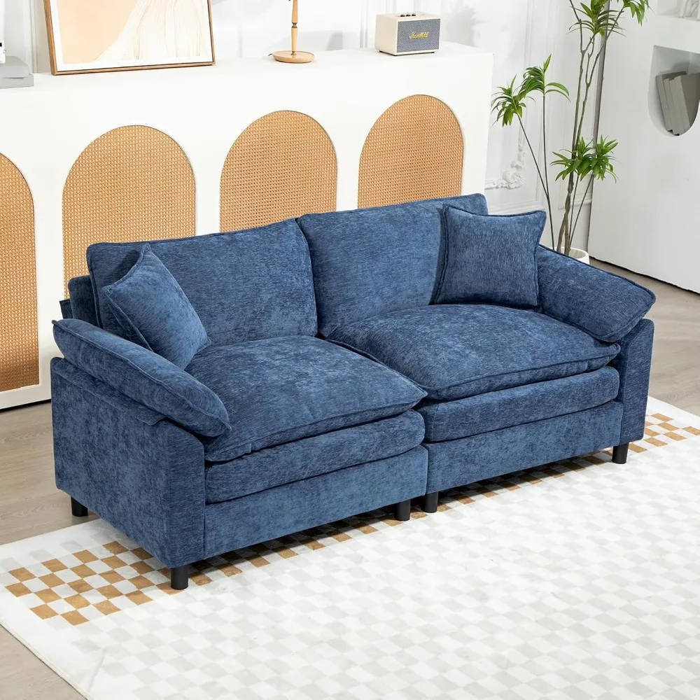 Oversize Loveseat, 79'' Chenille Deep Seat Cloud Couch with Pillows and Cushion, Two Seater, Comfy Love Seat for Living Room, Be
Oversize Loveseat, 79'' Chenille Deep Seat Cloud Couch with Pillows and Cushion, Two Seater, Comfy Love Seat for Living Room, Be