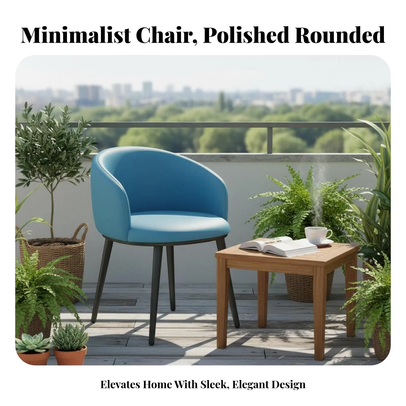 Rounded Rear Dining Chair Modern & Design Upholstered Seat Comfortable Seating Ergonomic Design for Adults, Balcony, Cafe
Rounded Rear Dining Chair Modern & Design Upholstered Seat Comfortable Seating Ergonomic Design for Adults, Balcony, Cafe