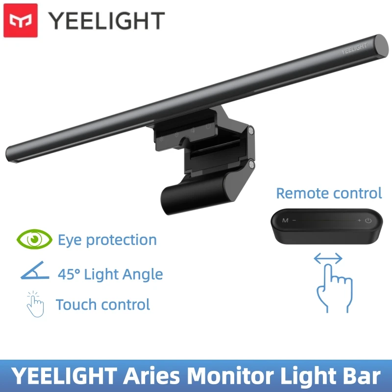 Yeelight Aries Monitor Light Bar LED Computer Screen Hanging Lamp Touch Control Three-level Dimming Adjustable Temperature 6500K
Yeelight Aries Monitor Light Bar LED Computer Screen Hanging Lamp Touch Control Three-level Dimming Adjustable Temperature 6500K