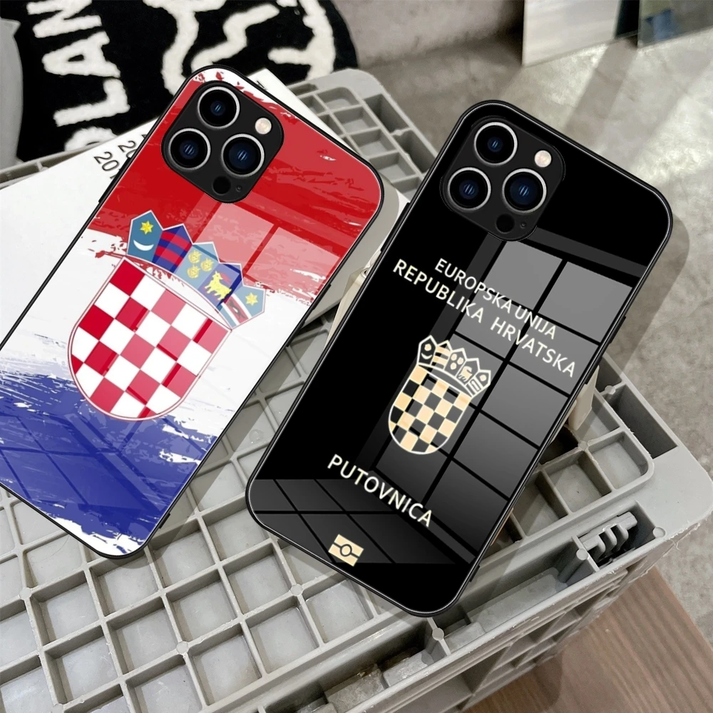 Croatia Passport Flag Phone Case Glass For iPhone 16 Promax 15 Pro 14 Plus 13 Pro 12 mini Samsung S24 S23 A55 Black Covers
Croatia Passport Flag Phone Case Glass For iPhone 16 Promax 15 Pro 14 Plus 13 Pro 12 mini Samsung S24 S23 A55 Black Covers
